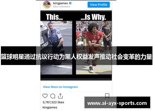 篮球明星通过抗议行动为黑人权益发声推动社会变革的力量